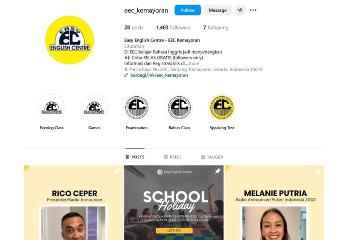 20+ Franchise Murah Untuk Pemula Mulai Dari 2 Juta 31 Easy English Center