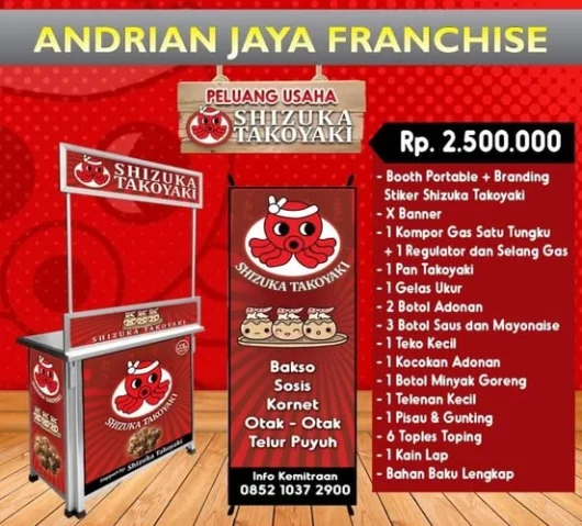 20+ Franchise Murah Untuk Pemula Mulai Dari 2 Juta 33 Shizuka Takoyaki