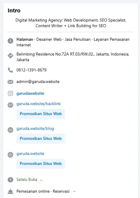 SEO Off Page: Definisi Hingga Panduan Standar SEO Terbaru 26 Contoh NAP SEO
