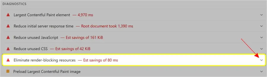 Google Pagespeed Insight: Definisi + Panduan Lengkap 20 Eliminate render blocking resources