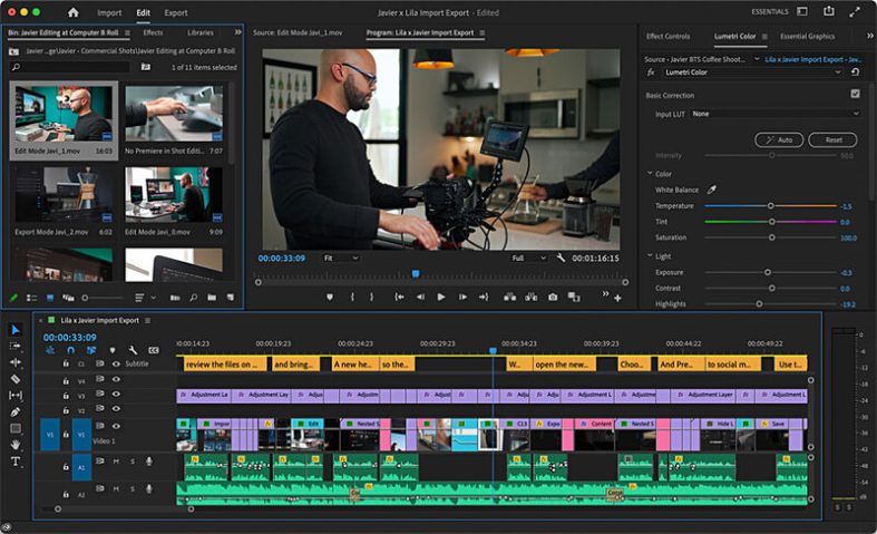 10 Software Edit Video Terbaik untuk Pemula (Gratis & Berbayar) 21 Software edit video Adobe Premiere Pro