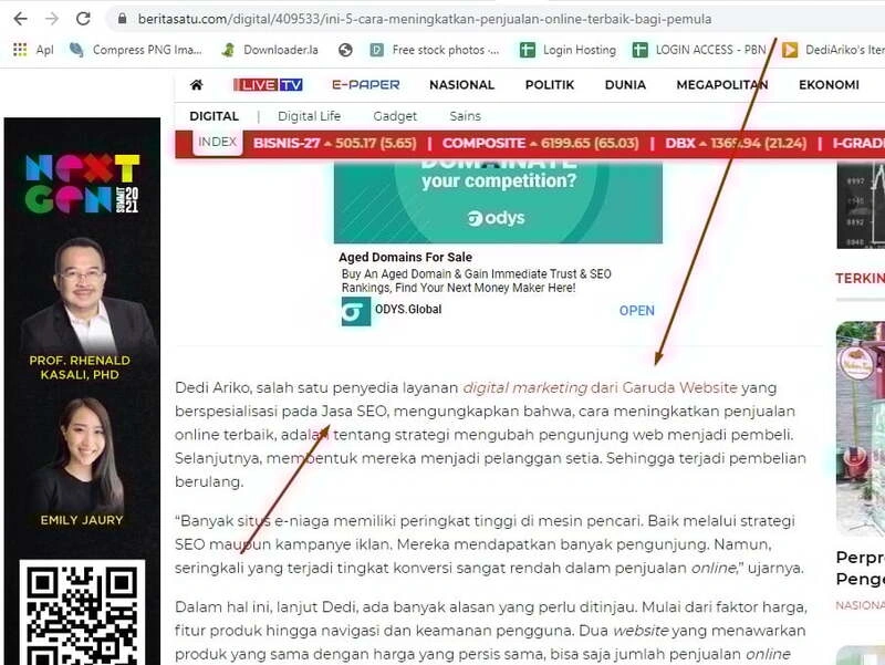 Guest Blogging: Seni Link Building yang Melampaui SEO! 15 backlink dari berita satu