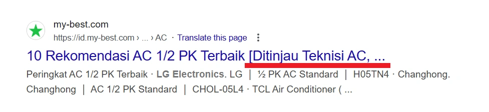 Title Tag Website: Definisi & Cara SUKSES Menulisnya 21 contoh judul peringkat teratas