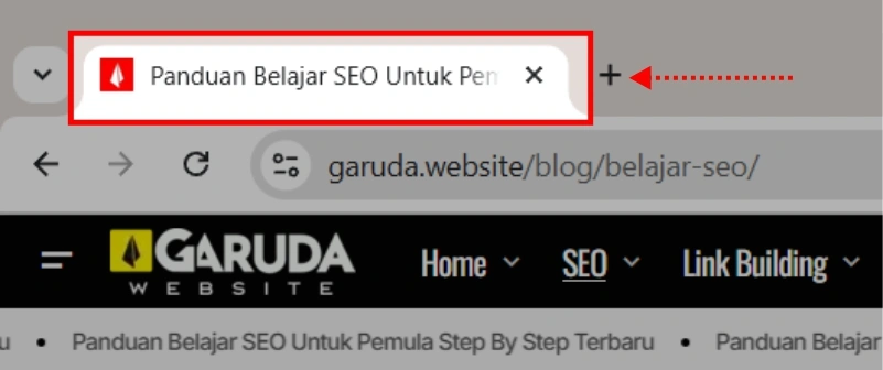 Title Tag Website: Definisi & Cara SUKSES Menulisnya 16 title tag pada tab browser