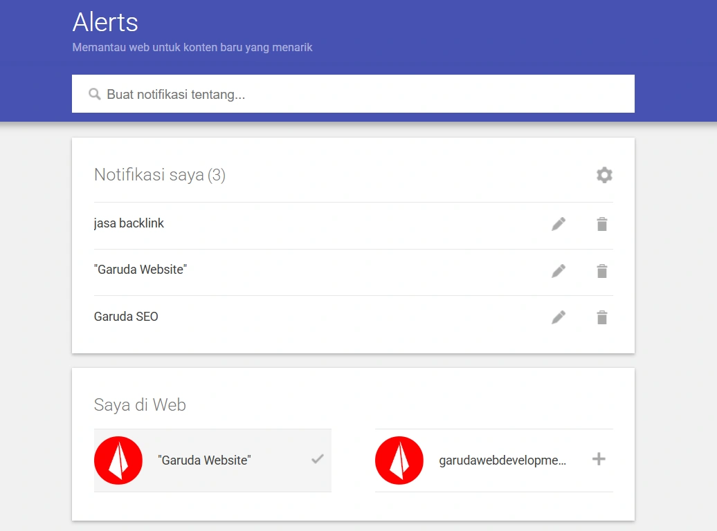 Ini Dia 8 Tools SEO Gratis dari Google 24 google alerts